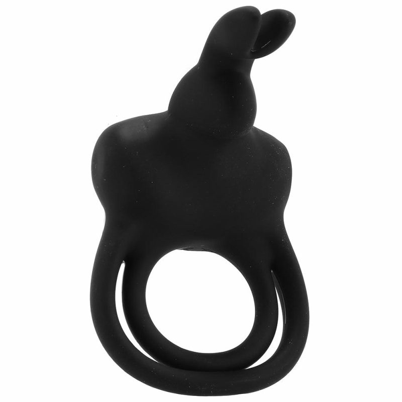 Vibrators | Happy Rabbit Vibrating Cock Ring In Black Vibrators LoveHoney