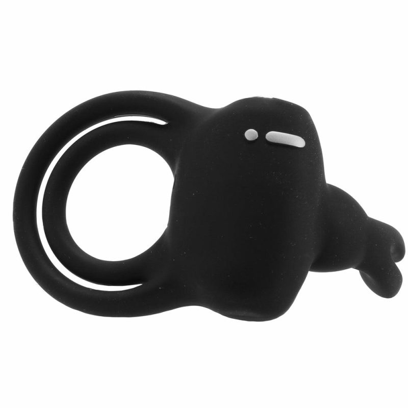 Vibrators | Happy Rabbit Vibrating Cock Ring In Black Vibrators LoveHoney