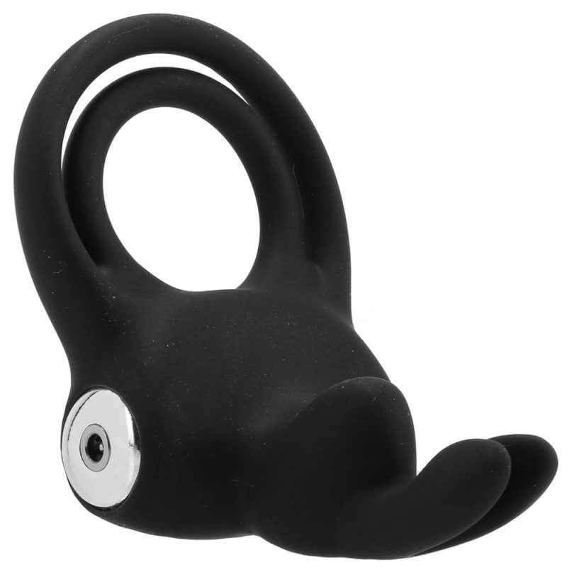 Vibrators | Happy Rabbit Vibrating Cock Ring In Black Vibrators LoveHoney