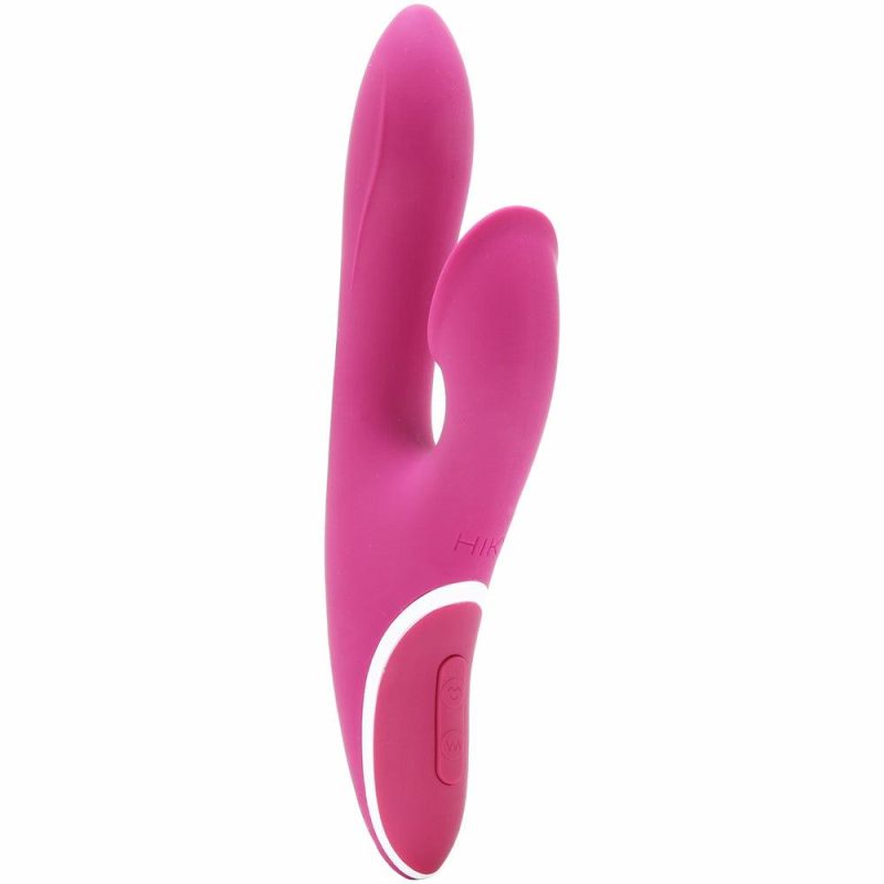 Vibrators | Hiky Clitoral Vaccuum Rabbit Vibe In Burgundy Vibrators Purple