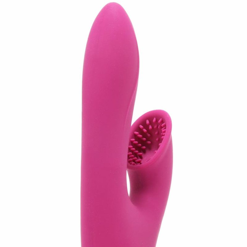 Vibrators | Hiky Clitoral Vaccuum Rabbit Vibe In Burgundy Vibrators Purple