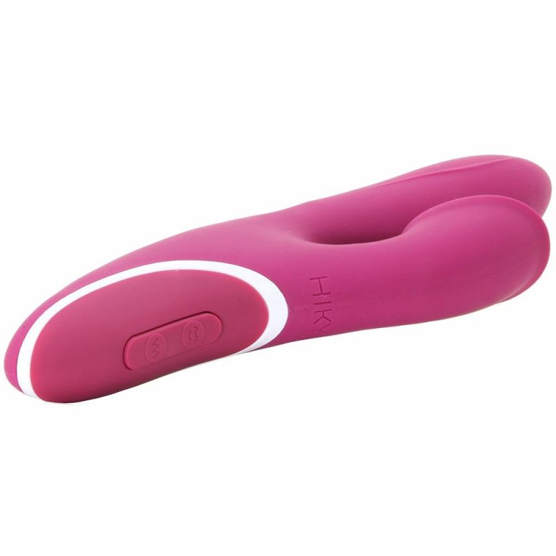 Vibrators | Hiky Clitoral Vaccuum Rabbit Vibe In Burgundy Vibrators Purple