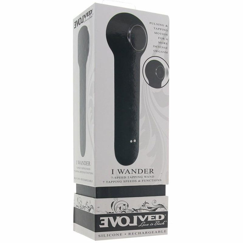 Vibrators | I Wander Tapping Wand Vibrators Black