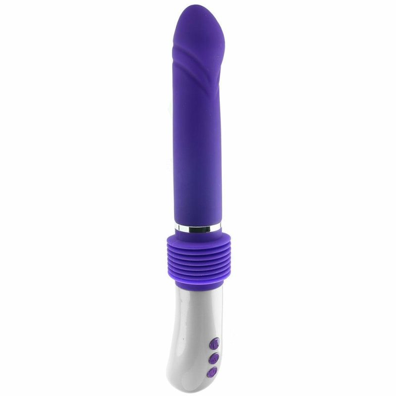 Vibrators | Infinite Thrusting Sex Machine In Purple Vibrators Evolved Novelties