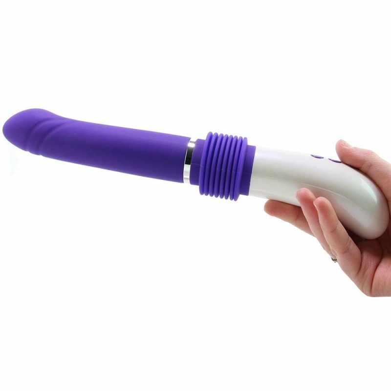 Vibrators | Infinite Thrusting Sex Machine In Purple Vibrators Evolved Novelties