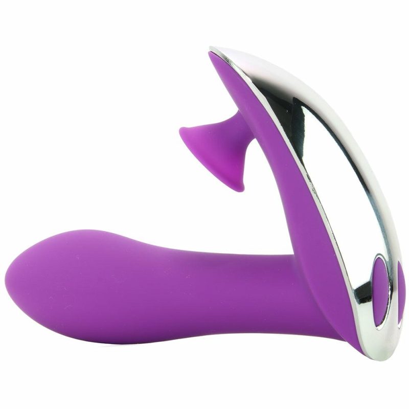 Vibrators | Infinitt Suction Massager Three Vibe In Purple Vibrators Nasstoys