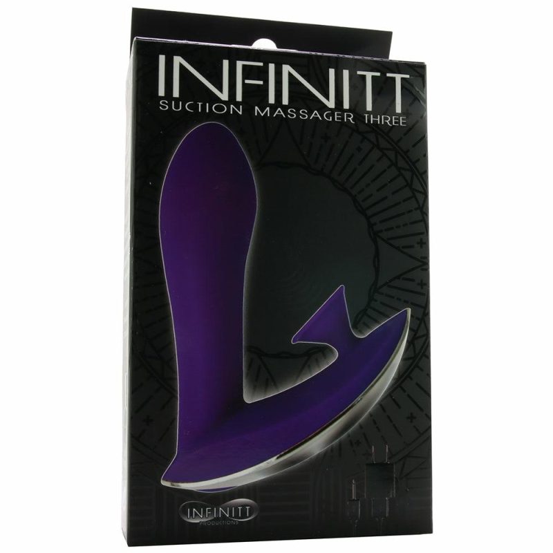 Vibrators | Infinitt Suction Massager Three Vibe In Purple Vibrators Nasstoys