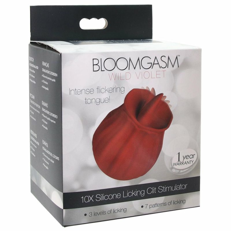 Vibrators | Inmi Wild Violet Licking Clitoral Stimulator In Red Vibrators Red