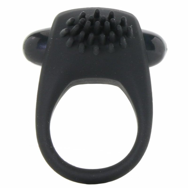 Vibrators | Intense 10 Function C-Ring & Bullet Vibe In Black Vibrators Black