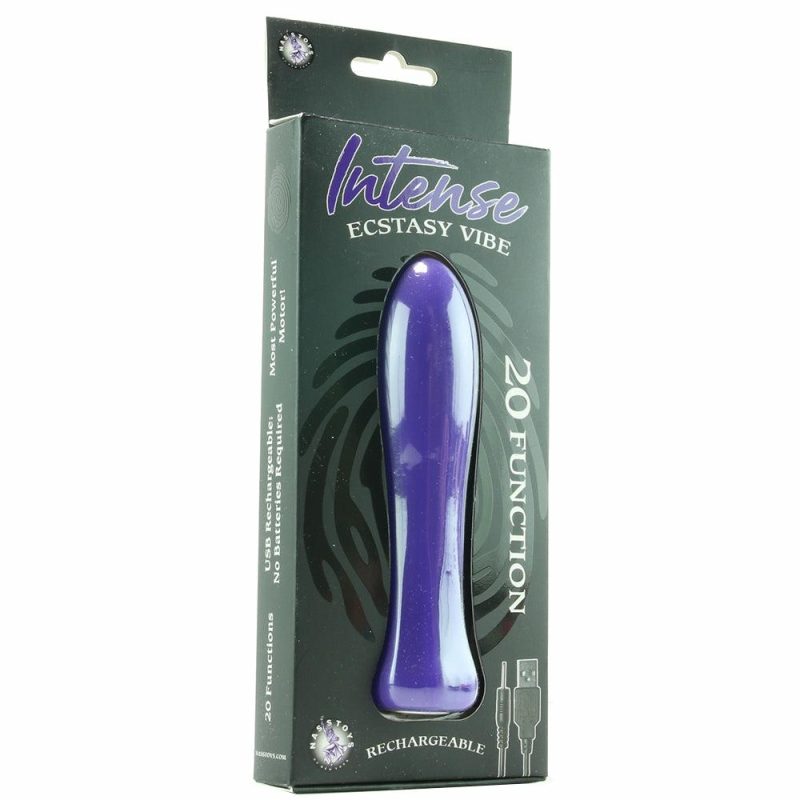 Vibrators | Intense 20 Function Ecstasy Vibe In Purple Vibrators Nasstoys