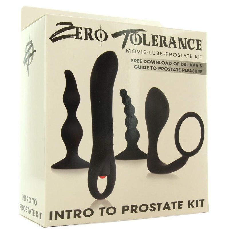 Vibrators | Intro To Prostate Kit In Black Anal Sex Toys Anal Sex Toys