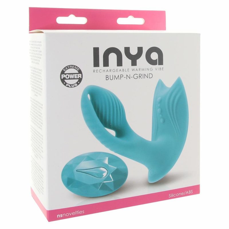 Vibrators | Inya Bump-N-Grind Warming Vibe In Teal Anal Sex Toys Anal Sex Toys