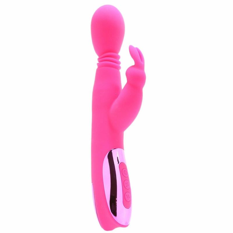 Vibrators | Inya Revolve Thrusting Rotating Rabbit Vibe In Pink Vibrators ns novelties