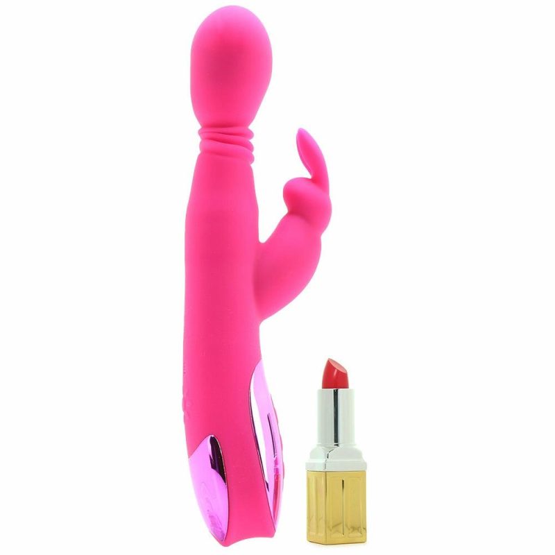 Vibrators | Inya Revolve Thrusting Rotating Rabbit Vibe In Pink Vibrators ns novelties