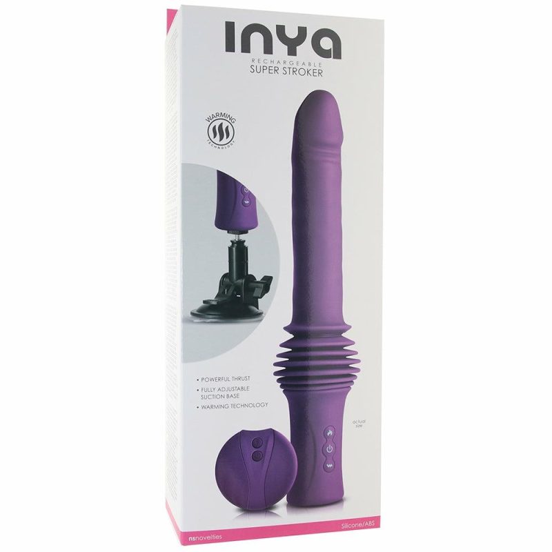 Vibrators | Inya Super Stroker Thrusting Vibe In Purple Anal Sex Toys Anal Sex Toys