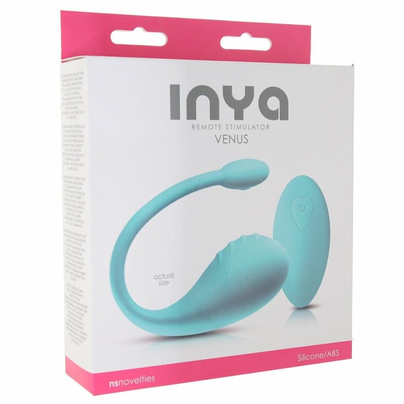 Vibrators | Inya Venus Remote Stimulator In Teal Vibrators ns novelties