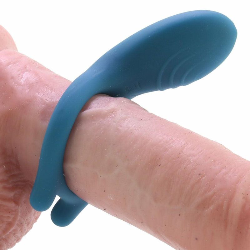 Vibrators | Iring Vibrating Silicone Cock Ring In Marine Blue Vibrators Doc Johnson