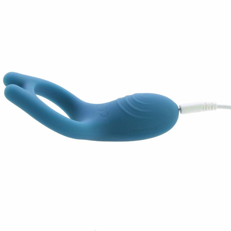 Vibrators | Iring Vibrating Silicone Cock Ring In Marine Blue Vibrators Doc Johnson