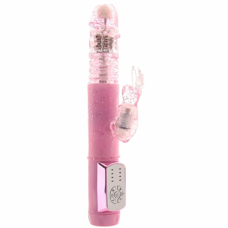 Vibrators | Jack Rabbit Petite Thrusting Vibe In Pink Vibrators CalExotics