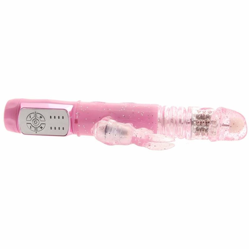 Vibrators | Jack Rabbit Petite Thrusting Vibe In Pink Vibrators CalExotics