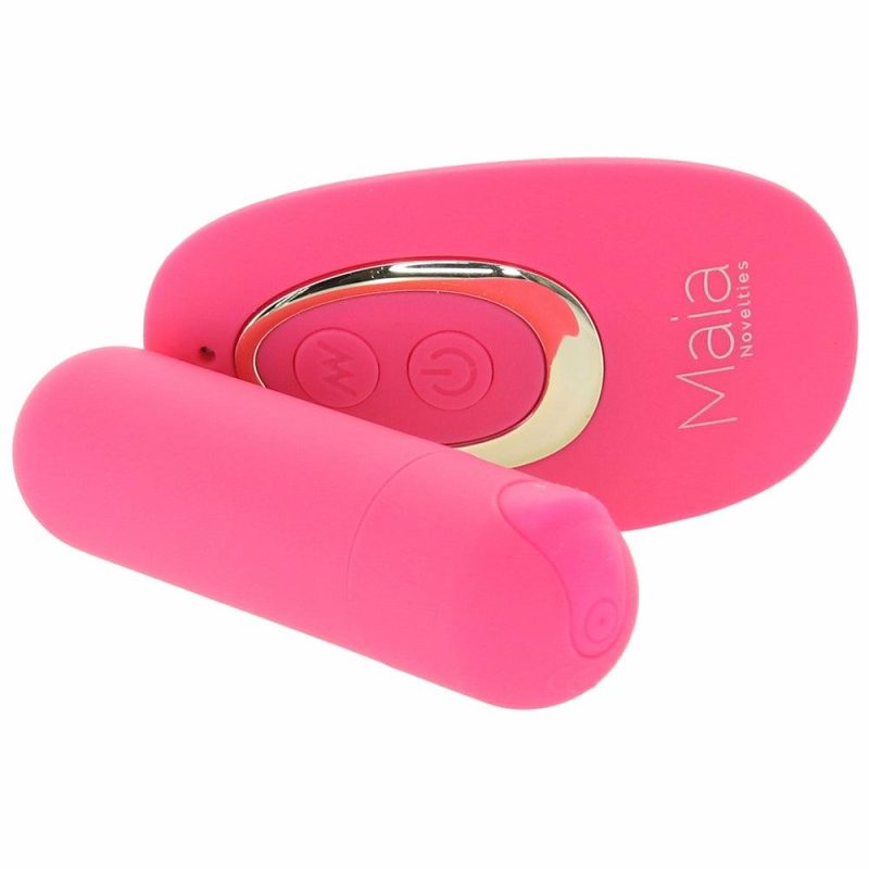 Vibrators | Jessi Remote Mini Bullet Vibe In Pink Vibrators Maia