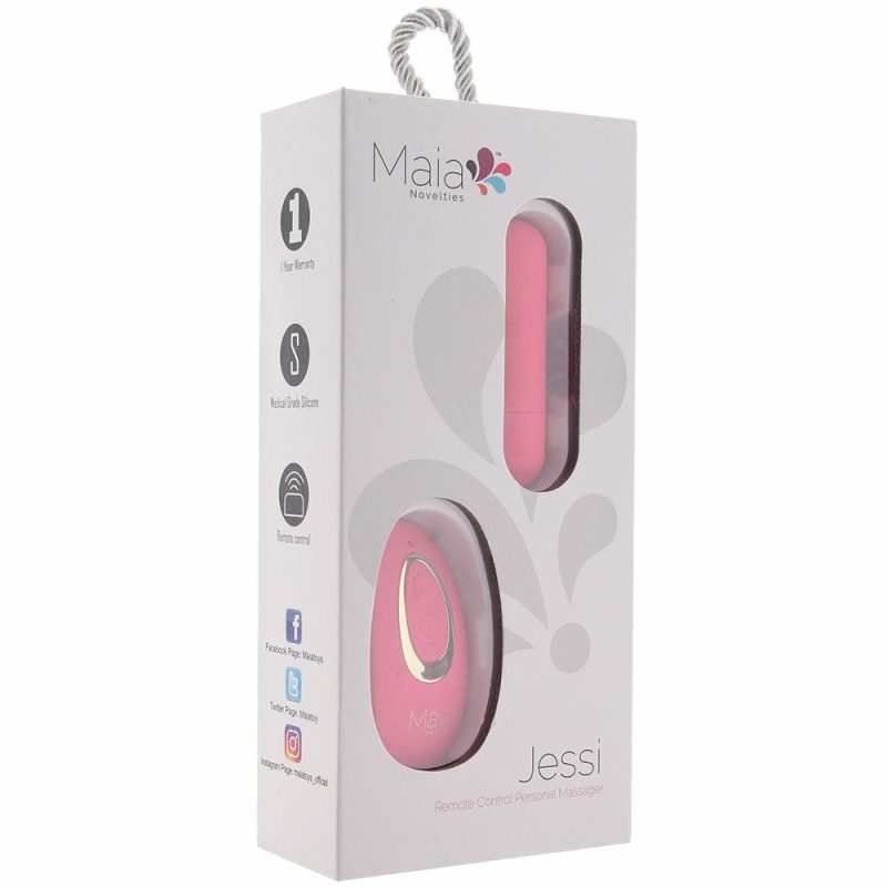 Vibrators | Jessi Remote Mini Bullet Vibe In Pink Vibrators Maia