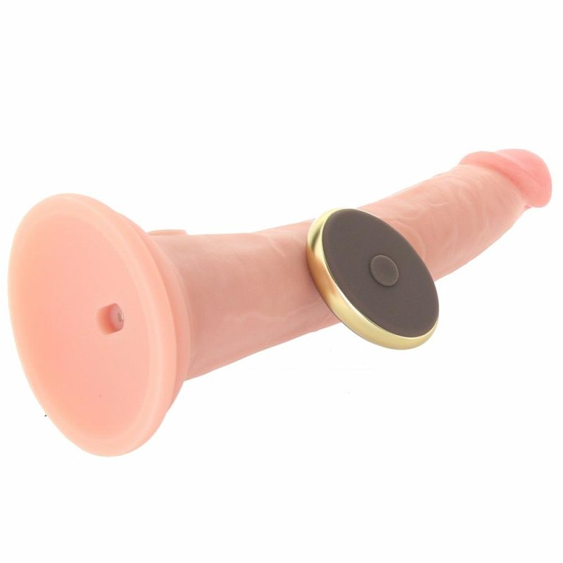 Vibrators | King Cock 7 Inch Dual Density Silicone Vibe In Light Dildos Dildos