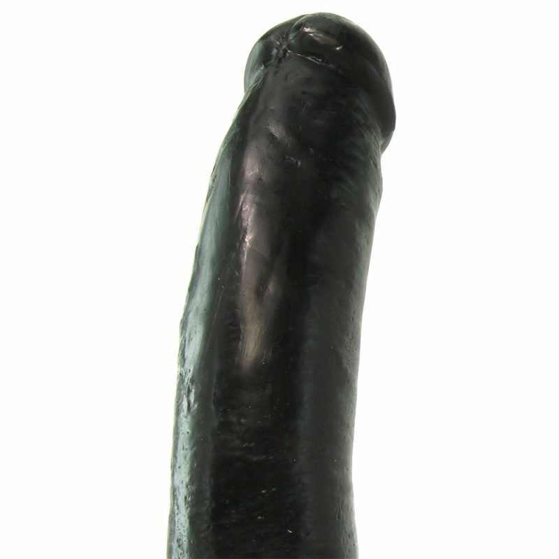 Vibrators | King Cock 9 Inch Vibrating Dildo With Balls In Black Dildos Black