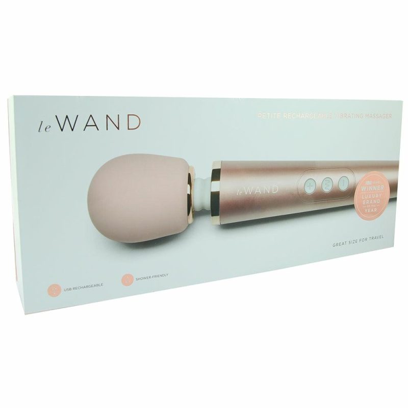 Vibrators | Le Wand Petite Massager In Rose Gold Vibrators Gold, Pink