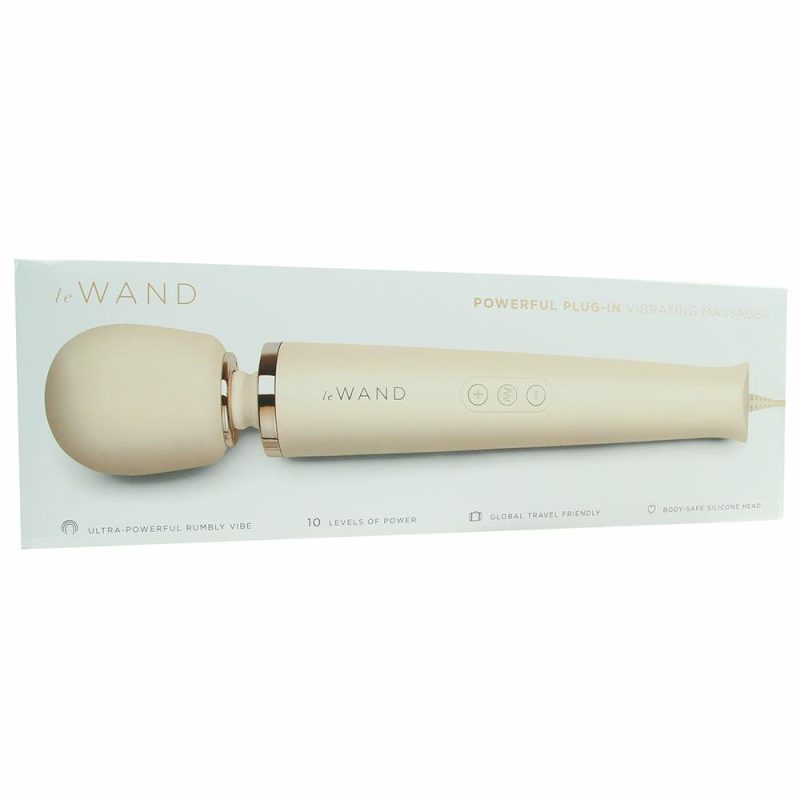 Vibrators | Le Wand Plug-In Massager In Cream Vibrators Beige