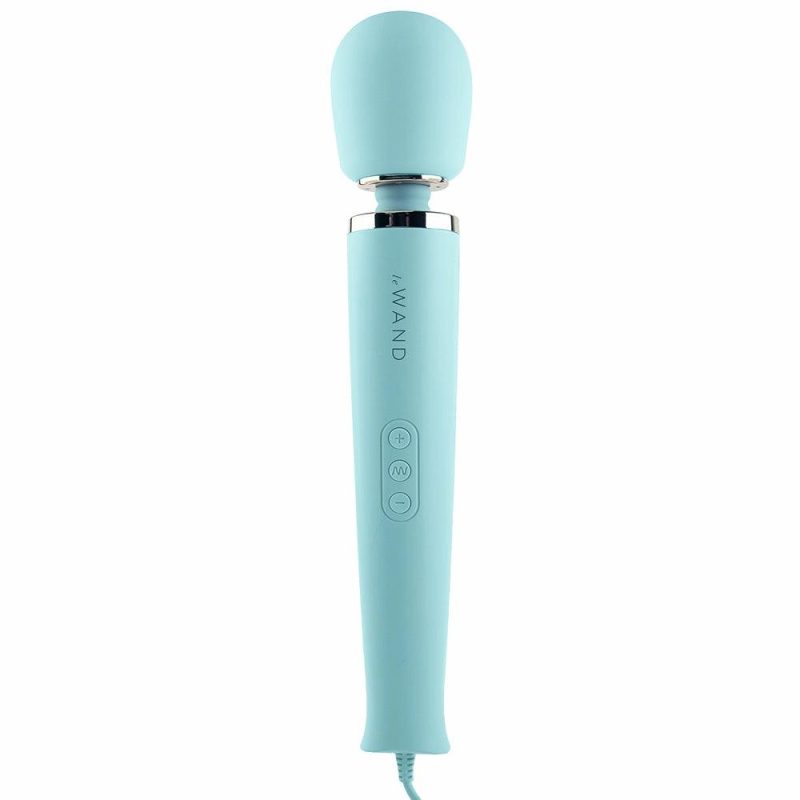 Vibrators | Le Wand Plug-In Massager In Sky Blue Vibrators Blue