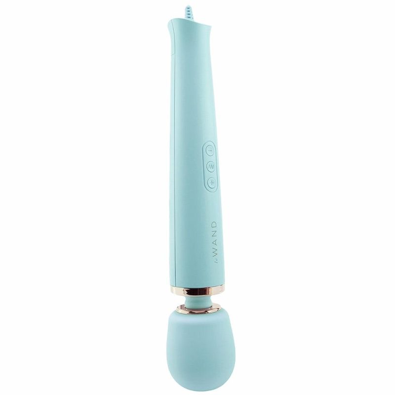 Vibrators | Le Wand Plug-In Massager In Sky Blue Vibrators Blue