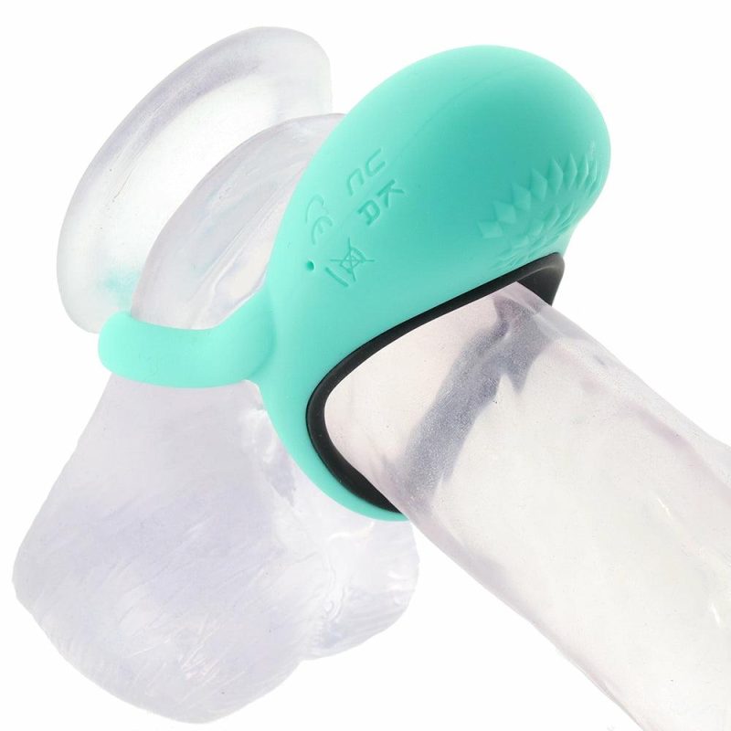 Vibrators | Link Up Remote Alpha Vibrating Dual Cock Ring Vibrators CalExotics