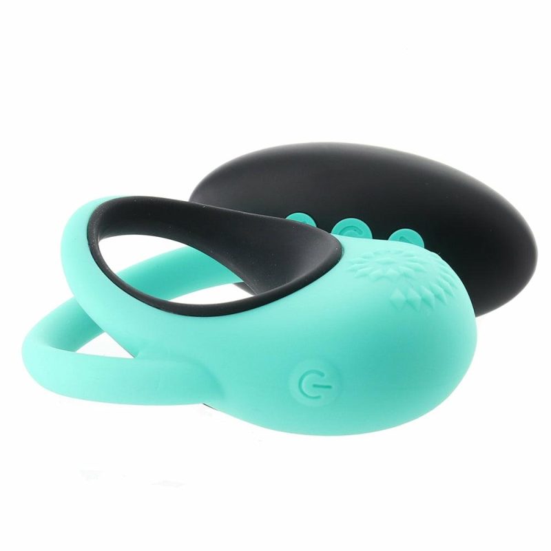 Vibrators | Link Up Remote Alpha Vibrating Dual Cock Ring Vibrators CalExotics