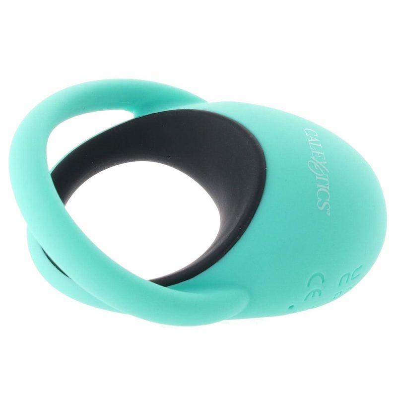 Vibrators | Link Up Remote Alpha Vibrating Dual Cock Ring Vibrators CalExotics