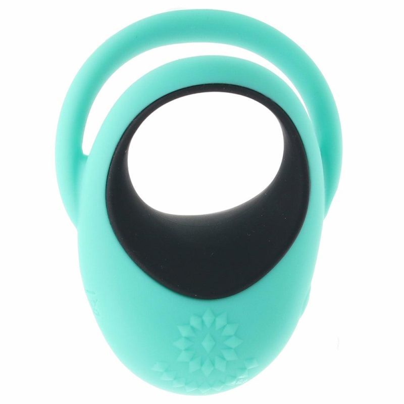 Vibrators | Link Up Remote Alpha Vibrating Dual Cock Ring Vibrators CalExotics