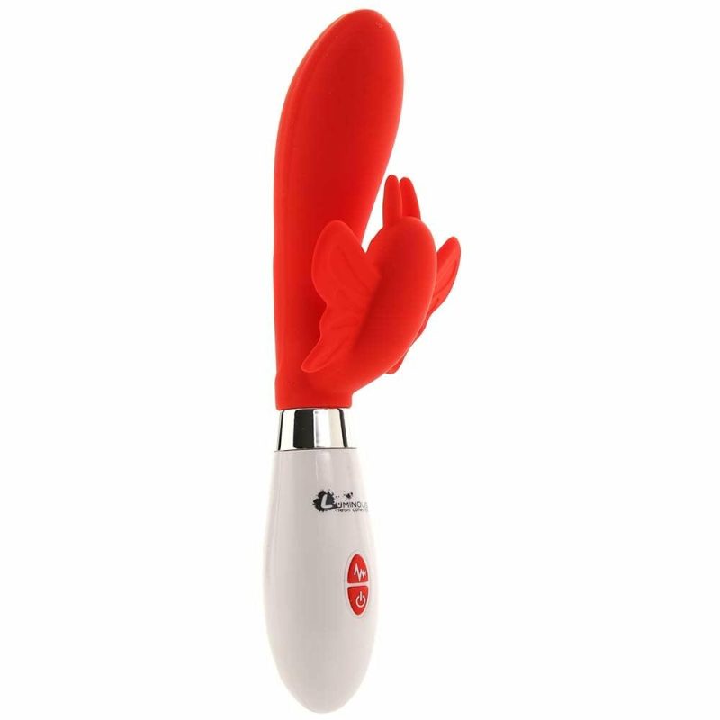 Vibrators | Luminous Alexios Rabbit Vibe In Red Vibrators Red