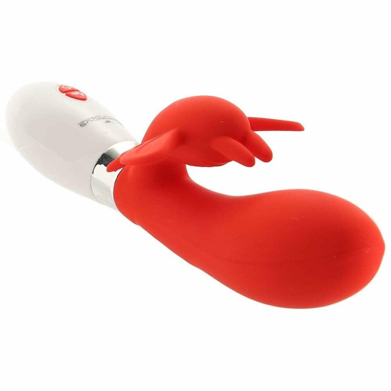 Vibrators | Luminous Alexios Rabbit Vibe In Red Vibrators Red