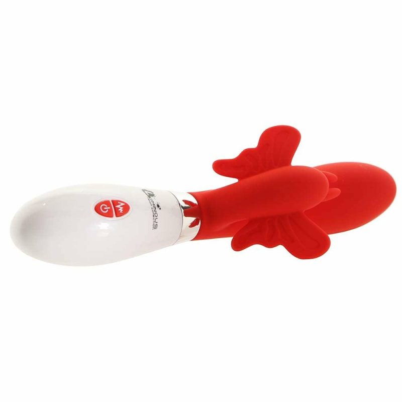 Vibrators | Luminous Alexios Rabbit Vibe In Red Vibrators Red