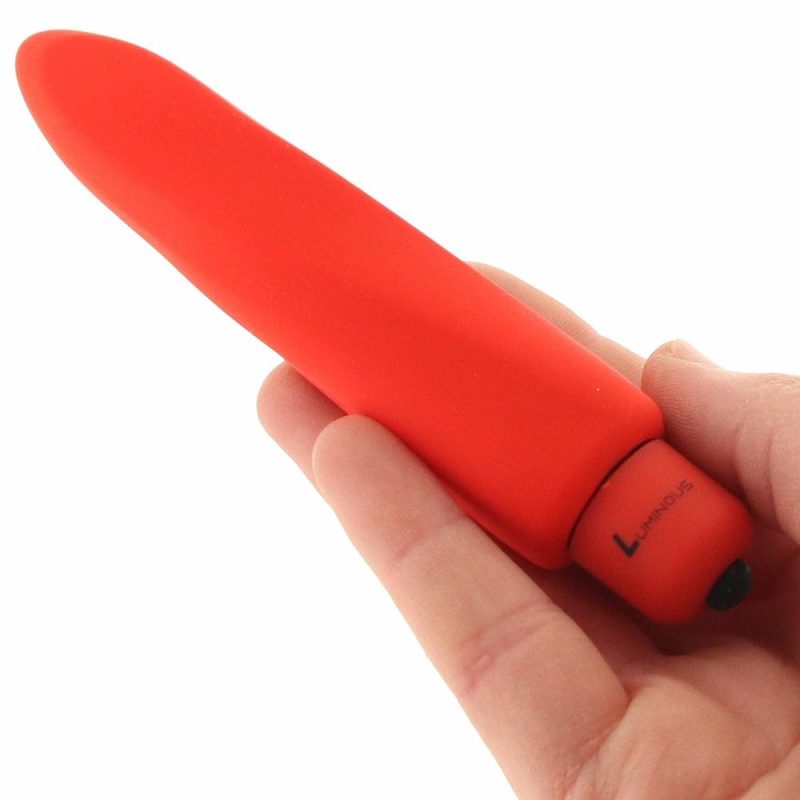 Vibrators | Luminous Myra Silicone Bullet Vibe In Red Vibrators Red