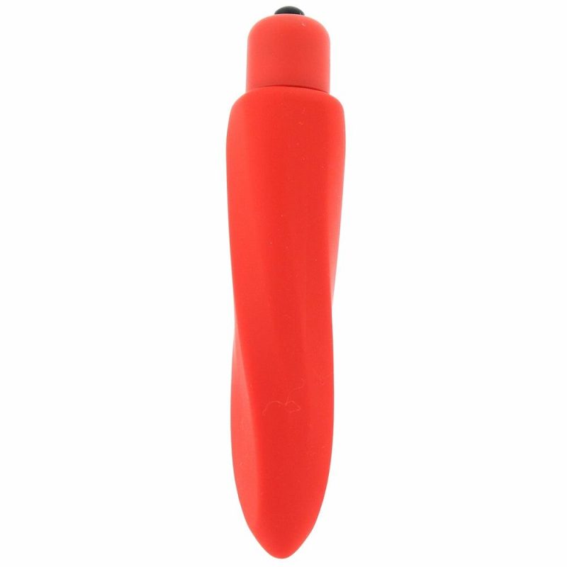 Vibrators | Luminous Myra Silicone Bullet Vibe In Red Vibrators Red