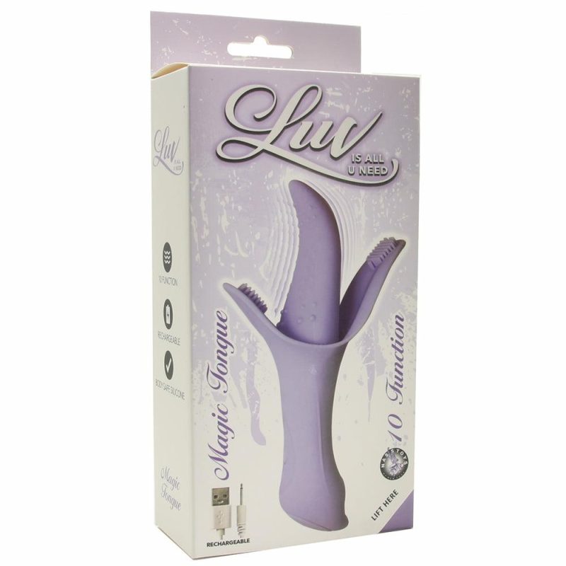 Vibrators | Luv Rechargeable Magic Tongue Vibe Vibrators Nasstoys