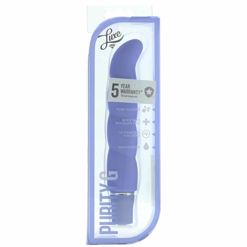 Vibrators | Luxe Purity G Vibe In Periwinkle Vibrators Blush