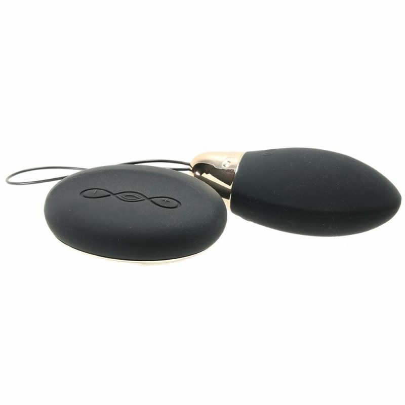 Vibrators | Lyla 2 Remote Sensemotion Egg Vibe In Obsidian Black Vibrators Black