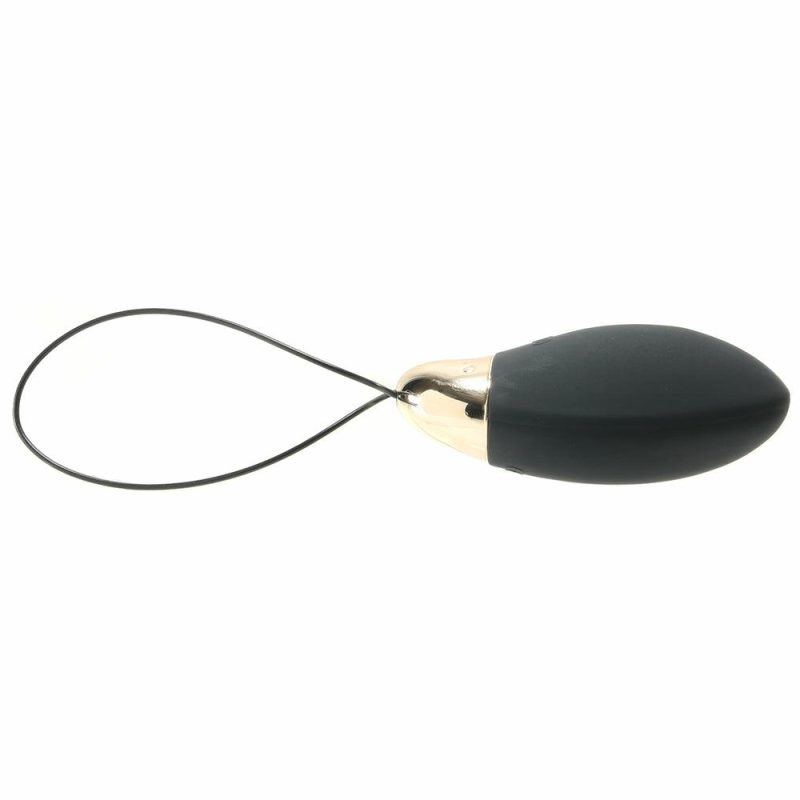 Vibrators | Lyla 2 Remote Sensemotion Egg Vibe In Obsidian Black Vibrators Black