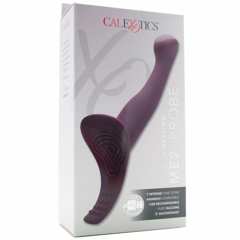 Vibrators | Me2 Vibrating Silicone Strap-On Ready Probe In Purple Dildos CalExotics