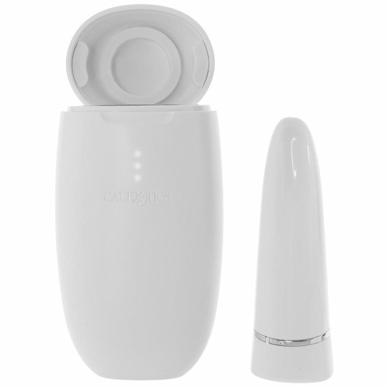 Vibrators | My Pod Travel Vibe With Uv Sanitizer In White Vibrators CalExotics