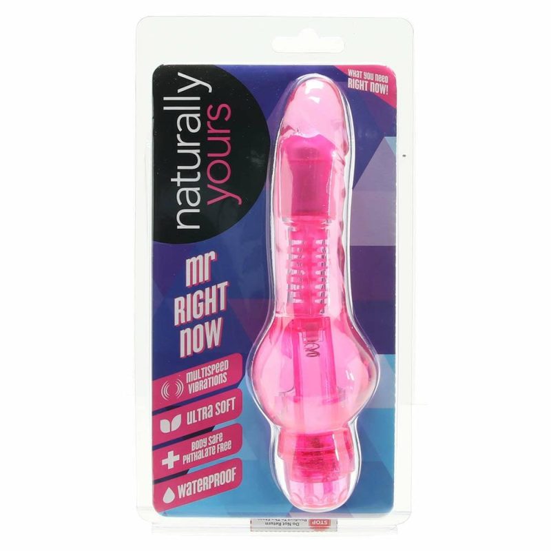 Vibrators | Naturally Yours Mr. Right Now Vibe In Pink Vibrators Blush