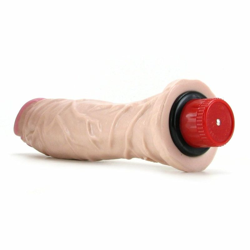 Vibrators | Naturals Heavy Vein Vibrating Dildo Dildos Beige