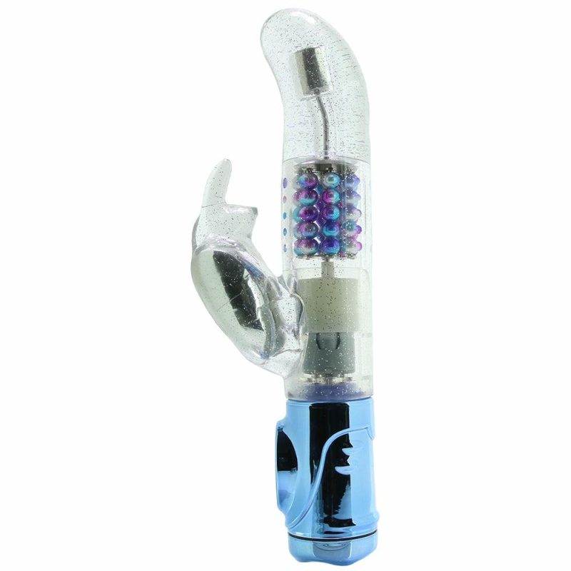 Vibrators | Naughty Bits Party In My Pants Jack Rabbit Vibe Vibrators Blue, Purple, Silver